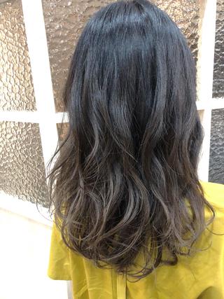 ロング 植田 敬太のヘアスタイル