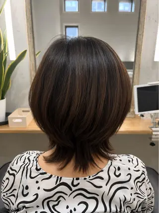 ミディアム 白鳥 正孝のヘアスタイル