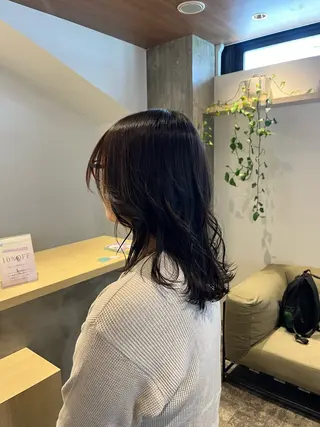 ミディアム メンズパーマ/ ハイトーン/タニザキのヘアスタイル