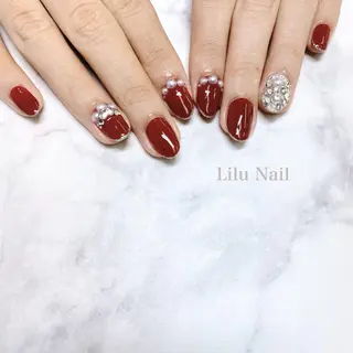 ネイル モチの良さ◉ フィルインネイル♡のネイルデザイン