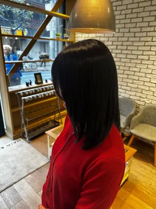 カラー ナチュラルうる艶 カラーミル🌙のヘアスタイル