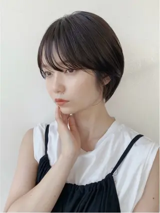 ショート やました もえかのヘアスタイル