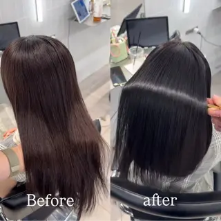 ロング 🫧縮毛矯正🫧 髪質改善RIKU🫧のヘアスタイル