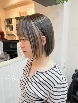 ショート カラー N°+aero 🤍ユメのヘアスタイル