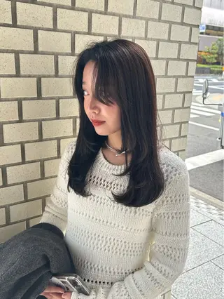 ロング SOLO 尼崎 hana💫レイヤーのヘアスタイル