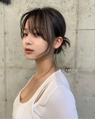カラー パーマ ヘアアレンジ メンズ 🥯縮毛/レイヤー/ ベージュヘア🥯のヘアスタイル
