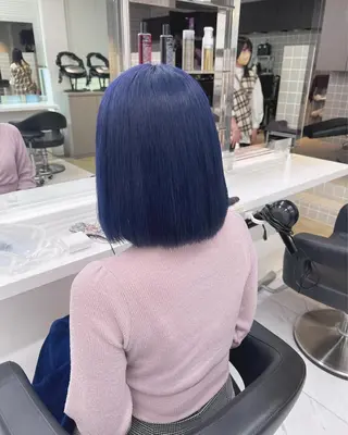 ショート カラー ヘアアレンジ 🩵 JURI🩵のヘアスタイル