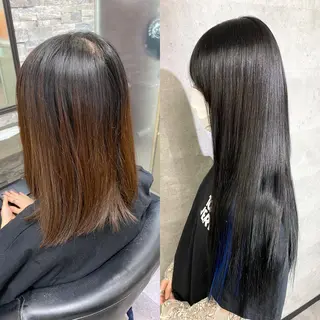 ロング 外れにくいエク💚 EST梅田TAKIのヘアスタイル
