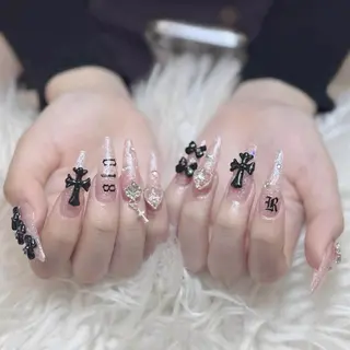 ネイル ANH ゴテゴテネイルのネイルデザイン