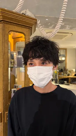 ショート パーマ 河村 雛花のヘアスタイル