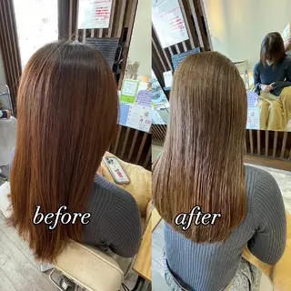 セミロング 髪質改善専門店ar 南森町店のヘアスタイル