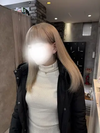 ロング カラー _WHITE 天神店 YUMEKA🐻のヘアスタイル