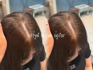 ロング カラー まい🎀ピンク💝 透明感/髪質改善のヘアスタイル