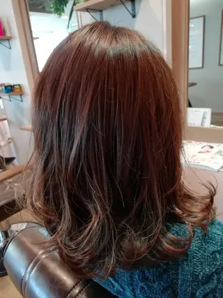 カラー 堀 望美のヘアスタイル