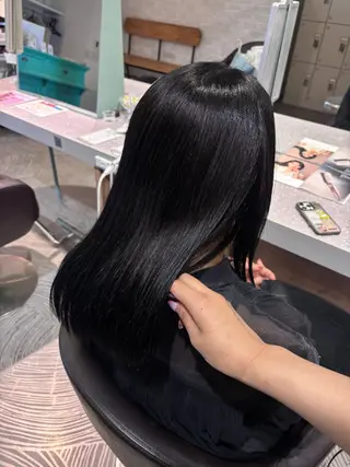 ミディアム 透明感ｶﾗｰ/ 赤み消し🤍ricoのヘアスタイル
