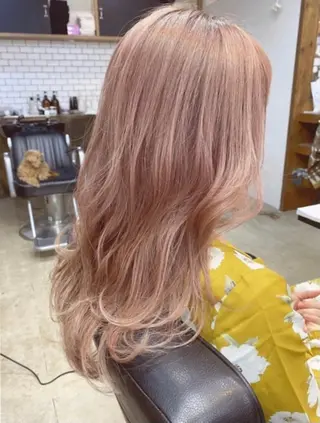 セミロング カラー メンズ FUKUSHIMAのヘアスタイル