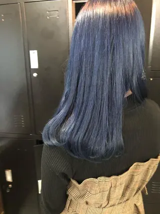 セミロング カラー パーマ ヘアアレンジ メンズ キッズ マツエク・マツパ 艶髪育成サロン 京橋 shinのヘアスタイル