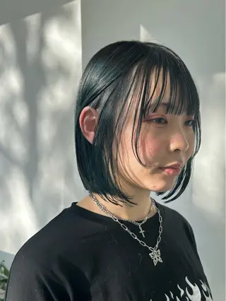 ミディアム カラー idea ルナのヘアスタイル