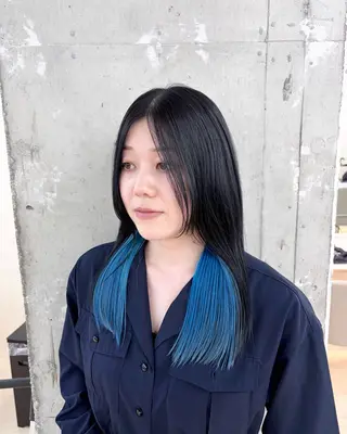 ロング 角田 満帆のヘアスタイル