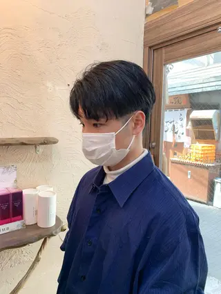ショート メンズ 七原 海夕のヘアスタイル