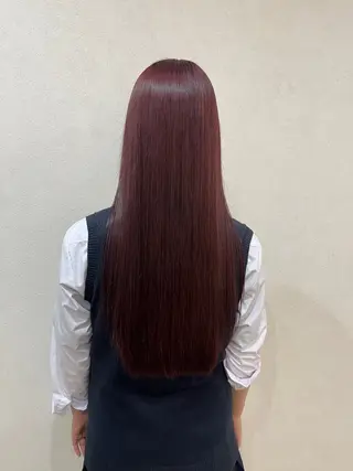 ロング カラー うる艶カラー💕🫧 武笠 友香🤍のヘアスタイル