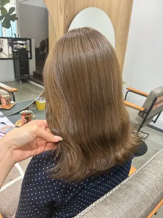 ミディアム カラー 髪質改善/艶髪🫧 シズク🦥🌿のヘアスタイル