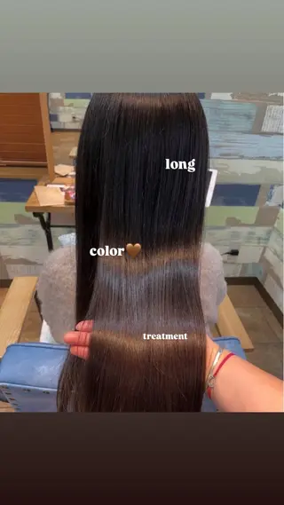 ロング カラー カラーモデル募集！ 佐々木彩衣🤍🪄のヘアスタイル