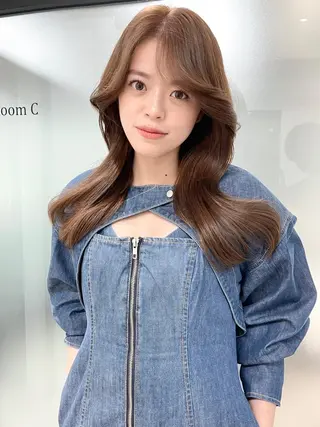 ロング 韓国レイヤーカット 髪質改善▫️水野有真のヘアスタイル