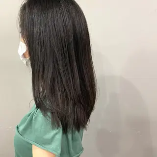 ミディアム カラー ショート& パーマ　坂本のヘアスタイル