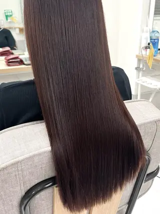 ロング カラー 𝑺𝒂𝒌𝒊 🩶マンツーマン施術のヘアスタイル
