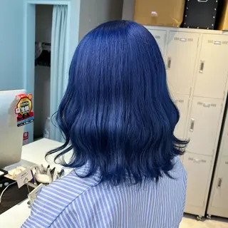 ミディアム カラー ブリーチカラー 🩵MIZUKIのヘアスタイル