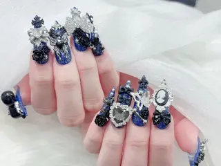 ネイル MochiMochi 🎀新宿／長さ出しのネイルデザイン