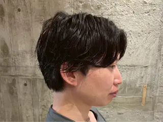 ショート パーマ メンズ 朝ラクパーマ 【SENA】のヘアスタイル