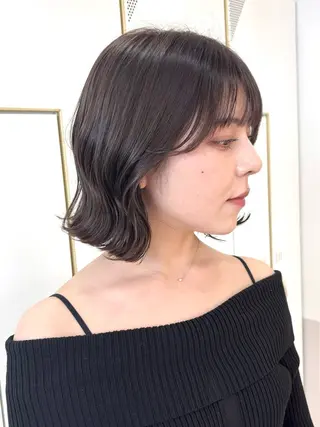 ミディアム カラー みゆき🐈⬛🪽 透明感カラー✄のヘアスタイル