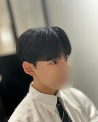 ショート パーマ メンズ key キーのヘアスタイル