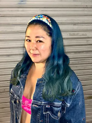 ロング カラー デザインカラー🌈 メイク💄ヒカリ🌟のヘアスタイル