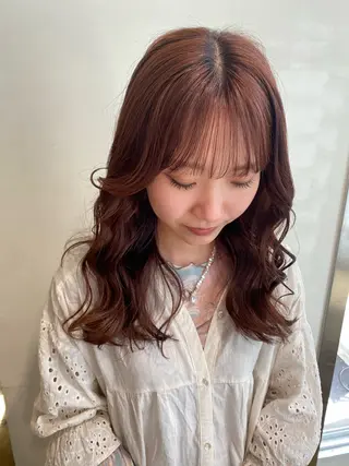 セミロング 酒徳 唯斗のヘアスタイル