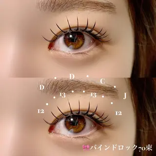 マツエク・マツパ 佐藤 きららのマツエク・マツパデザイン