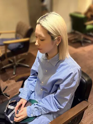 ミディアム つじ なちのヘアスタイル