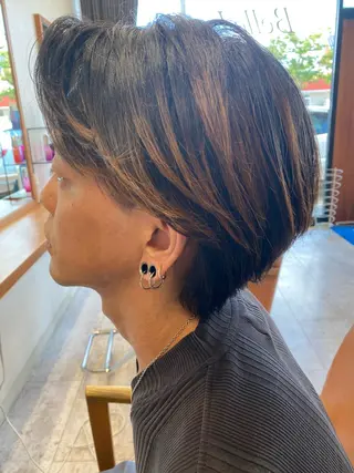 ショート メンズ 田崎 暁大のヘアスタイル