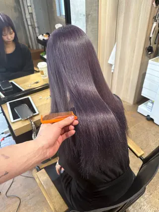 ロング カラー DAIKIベージュ 🍂レイヤーカットのヘアスタイル