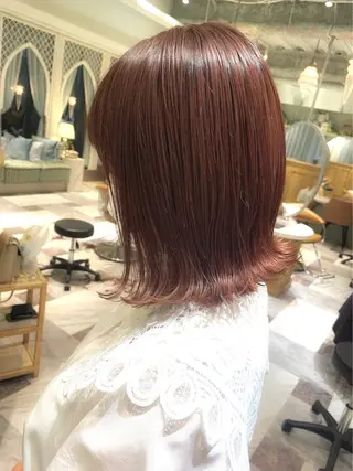 ミディアム カラー Tenka/ ブリーチハイトーン✨のヘアスタイル