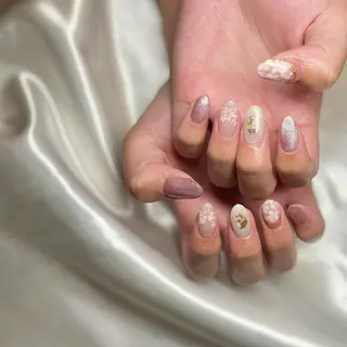 セミロング パーマ ヘアアレンジ メンズ キッズ ネイル マツエク・マツパ el. by Aoのネイルデザイン