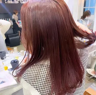 セミロング カラー ヘアアレンジ 福岡似合わせレイヤー /ウルフ/ハイトーンのヘアスタイル