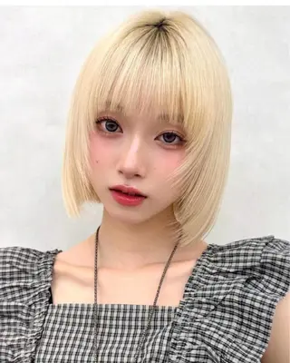 ミディアム 松原香乃 撮影モデル募集のヘアスタイル