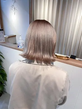 ミディアム カラー 勝河 怜楊のヘアスタイル
