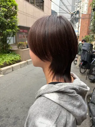 ショート カラー 中下 優光のヘアスタイル
