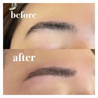 アイブロウ しま ななこのヘアスタイル