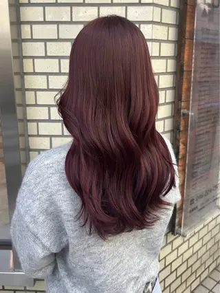 ロング カラー うる艶×透明感カラー 🫧/ほのかのヘアスタイル