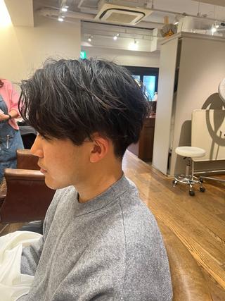 パーマ メンズ 佐藤 宰 OZ桑野店のヘアスタイル